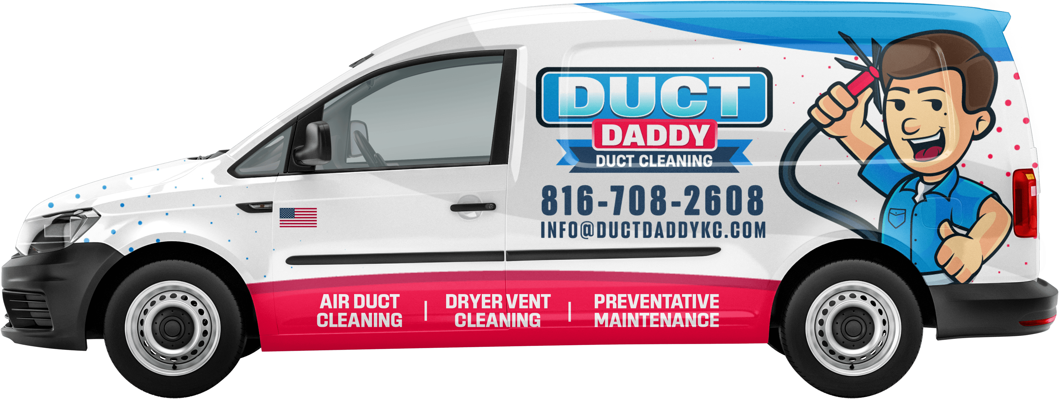 Duct daddy van